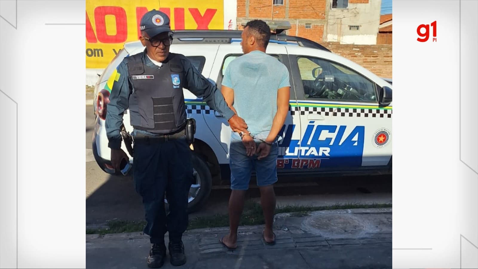 Suspeito de agredir companheira grávida é detido após tentativa de fuga no Piauí